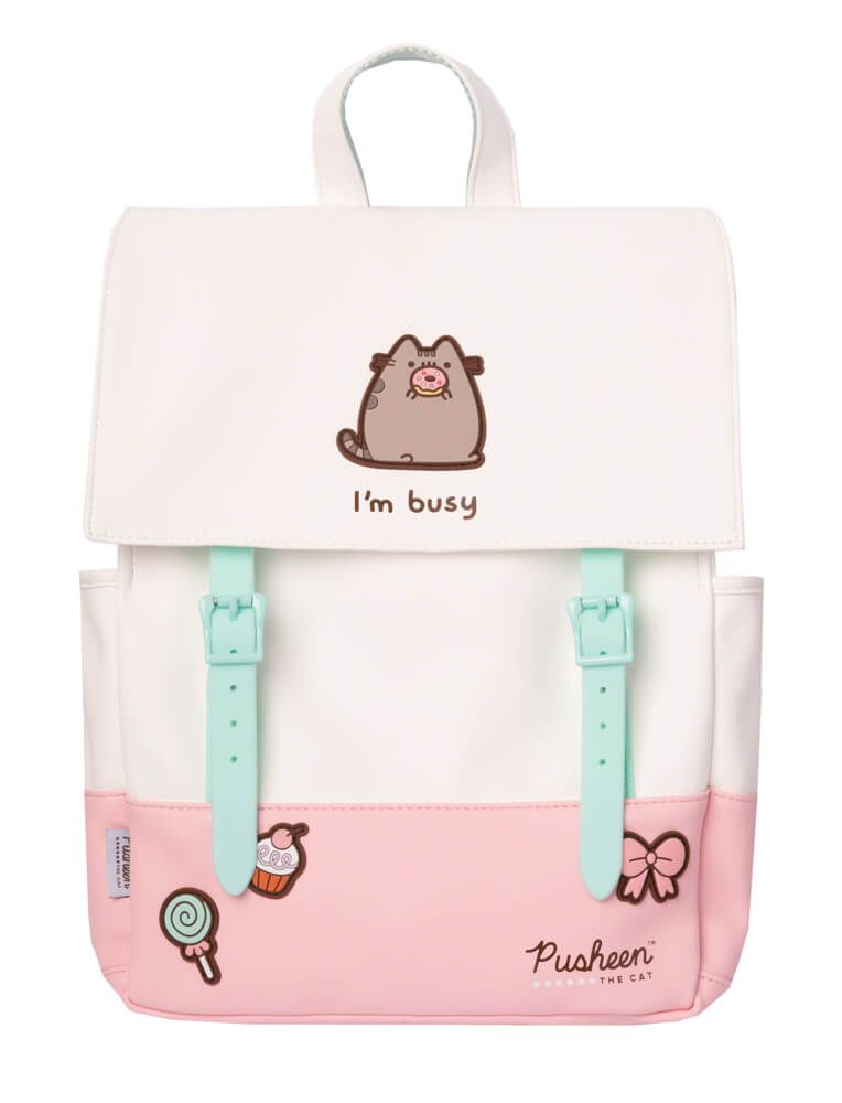 Jednokomorový školský batoh Pusheen Erik, viacfarebný